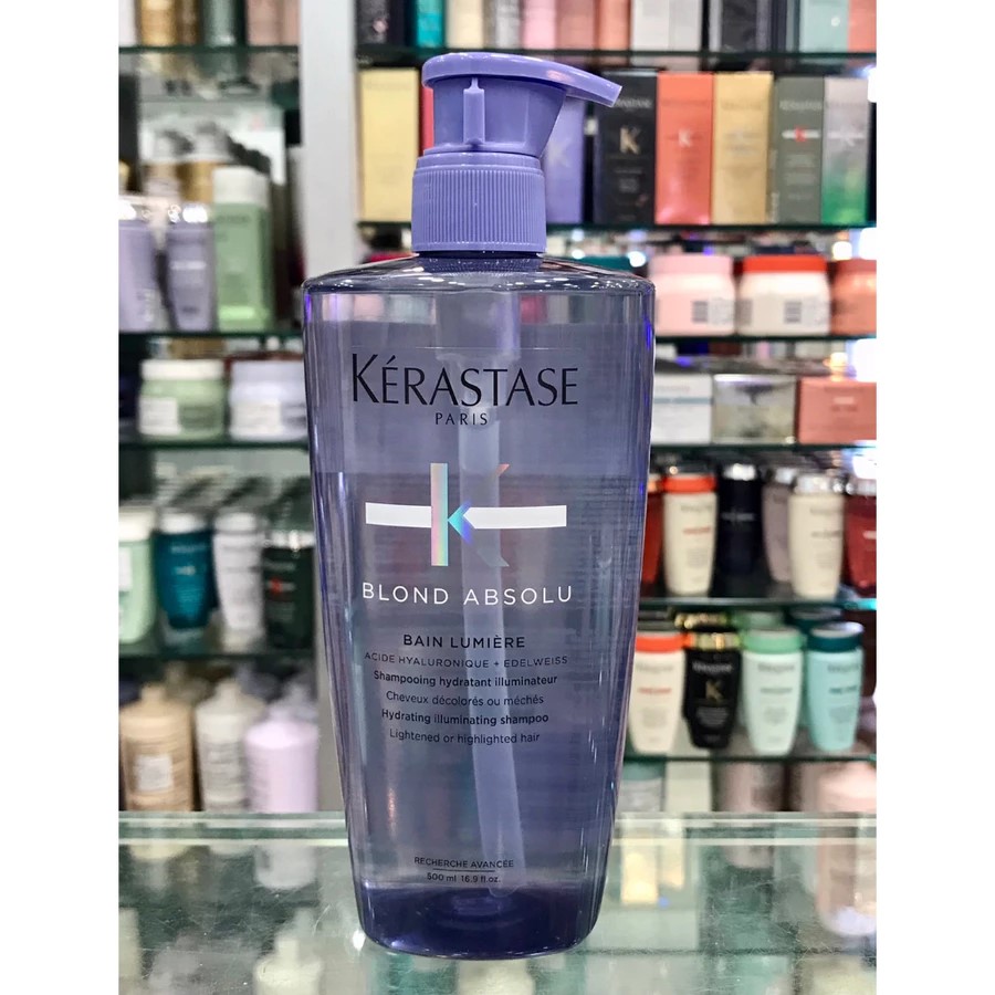 便宜生活館【洗髮精】卡詩 KERASTASE 燦金絕色髮浴 (保濕型) 500ml 針對漂染髮受損乾燥專用 全新公司貨 (可超取)