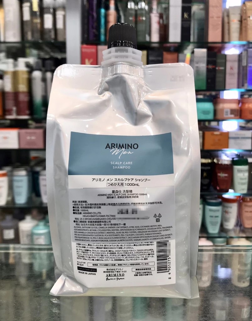 便宜生活館【洗髮精】愛麗美娜 ARIMINO 蔓森仕洗髮精1000ml 頭皮潔淨與清爽專用 全新公司貨 (可超取)