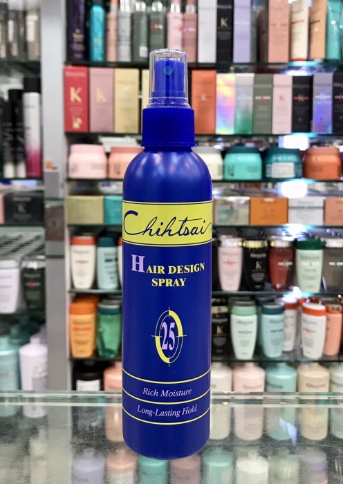 便宜生活館【造型品】芝彩 Chihtsai 25號藍水晶造型噴霧250ml 保濕光澤定型清爽不起屑專用 全新公司貨 (可超取)