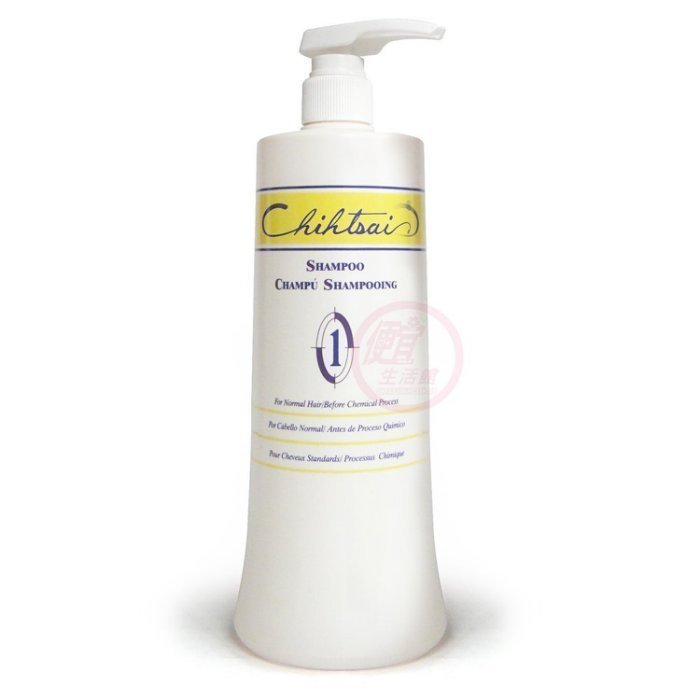 便宜生活館【洗髮精】芝彩 CHIHTSAI 1號洗髮乳1000ml 正常髮質/染燙前專用 全新公司貨 (可超取)