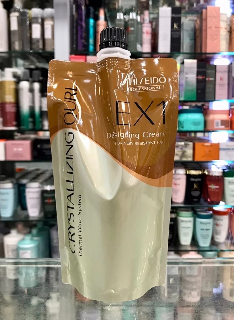 便宜生活館【燙髮藥水】日本 資生堂 SHISEIDO 新水質感Q熱燙EX1劑 抗拒性髮質/粗硬難燙髮質專用 全新公司貨 (可超取)