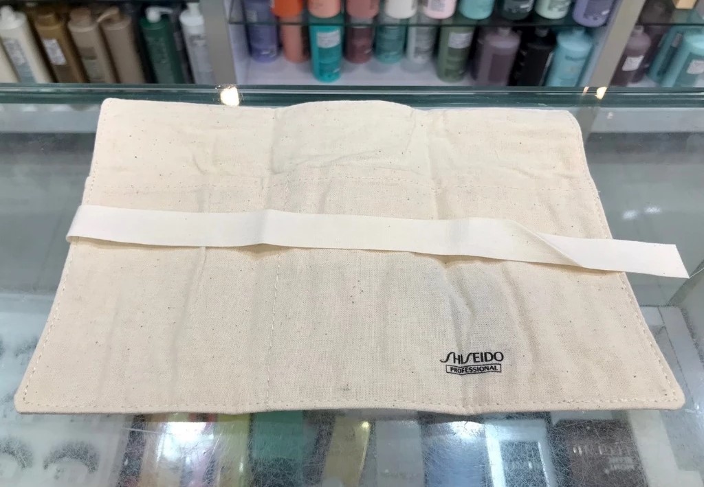 便宜生活館【工具】日本 資生堂 SHISEIDO 資生堂-質感收納袋(限量版)*2件 方便整理試用包專用 全新公司貨 (可超取)