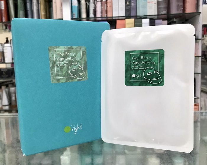 便宜生活館【美妝商品】歐萊德 O'right 髮色橘子 枸杞撫紋面膜25ml / 片 臉部保濕專用 全新公司貨 (可超取)