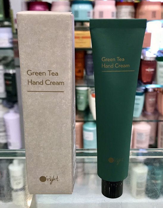 便宜生活館【美妝商品】歐萊德 O'right 髮色橘子 綠茶護手霜40ml 滋養手部肌膚專用 全新公司貨 (可超取)