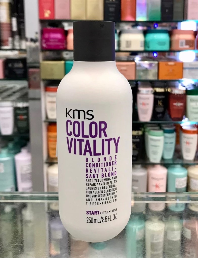 便宜生活館【瞬間護髮】KMS 矯色重建素250ml 針對漂過去黃/去橘/冷色霧感專用 全新公司貨 (可超取)