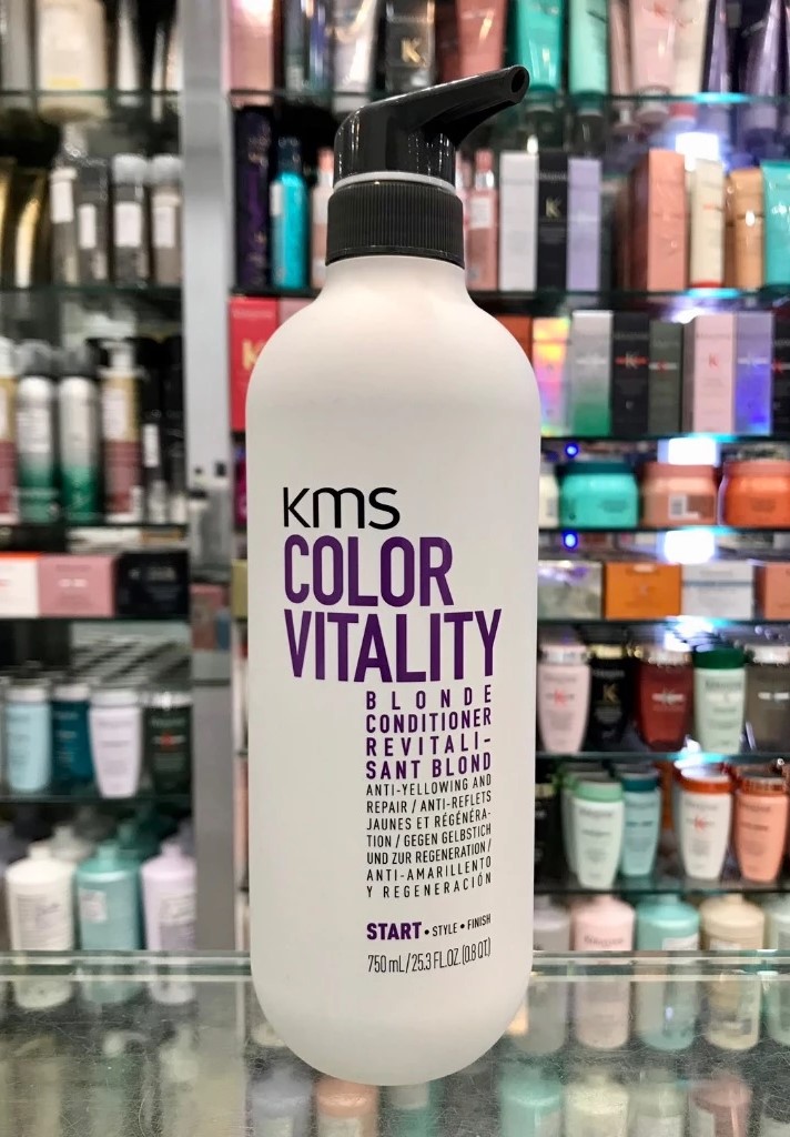 便宜生活館【瞬間護髮】KMS 矯色重建素750ml 針對漂過去黃/去橘/冷色霧感專用 全新公司貨 (可超取)