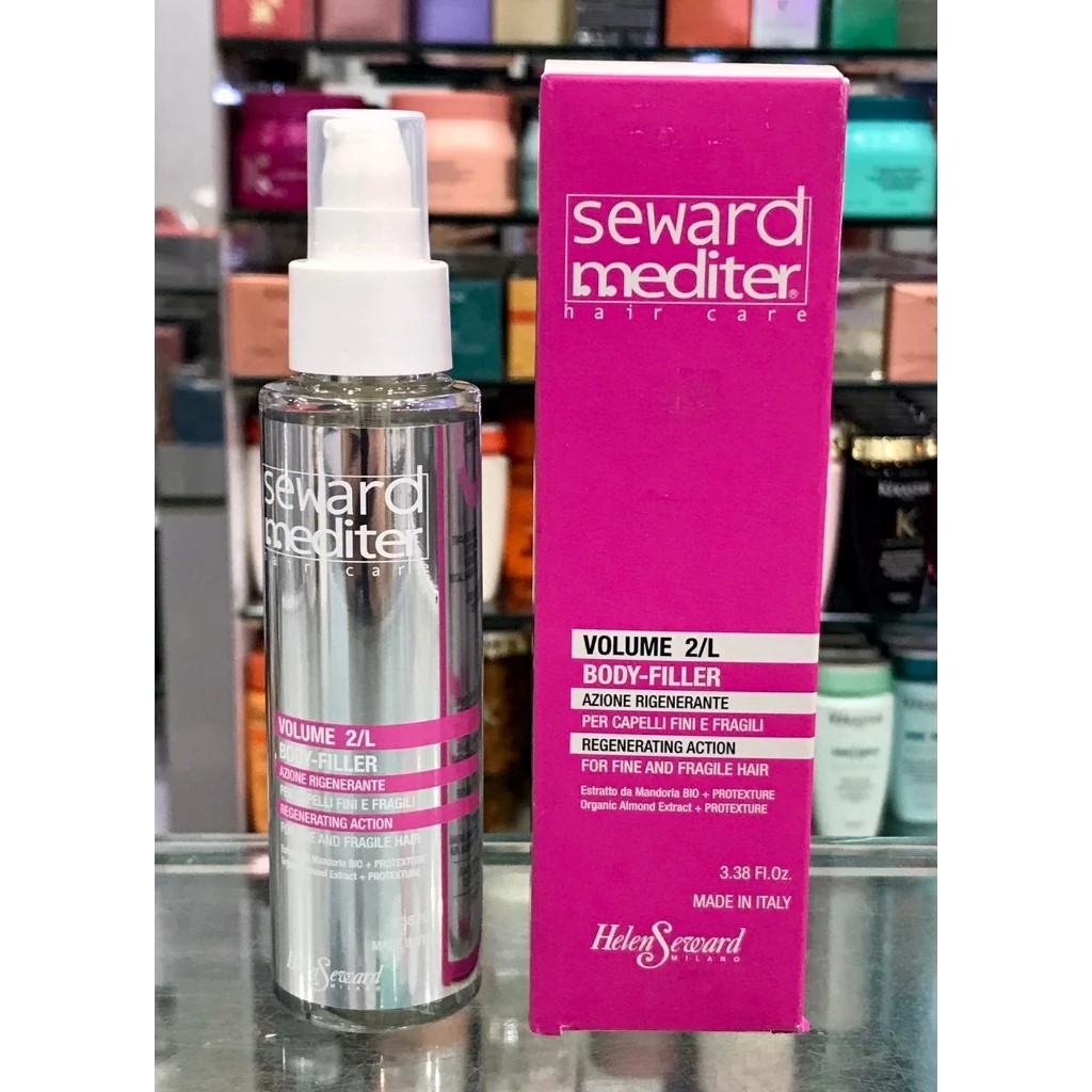 便宜生活館【深層護髮】西苓 Helen Seward婕妮雅 2/L豐盈精華液100ml 針對細軟/扁塌髮/強效保濕抗斷裂/柔軟光澤專用(須沖洗) 全新公司貨 (可超取)