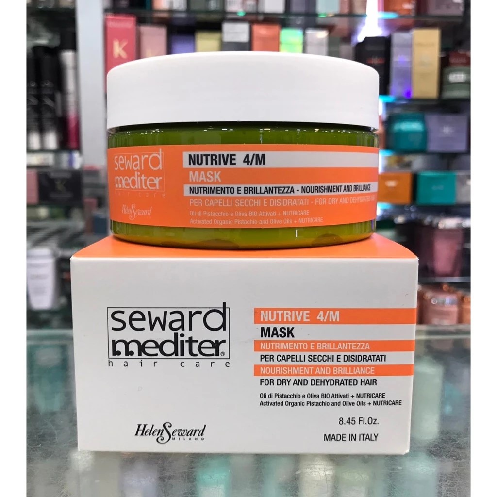 便宜生活館【深層護髮】西苓 Helen Seward婕妮雅 4/M開心果滋養髮膜250ml 乾燥受損髮專用/深層補水/光澤柔順專用 全新公司貨 (可超取)