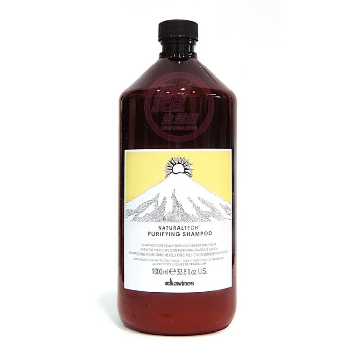 便宜生活館【洗髮精】達芬尼斯Davines 純淨抗屑洗髮露1000ml 頭皮屑專用 全新公司貨