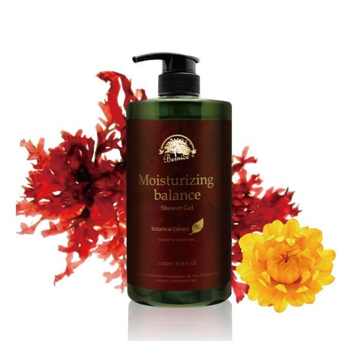 便宜生活館【沐浴用品】柏妮絲 BERNICE 高純植研沐浴乳(水之戀)1000ml 天然全身肌膚清潔專用 全新公司貨 (可超取)