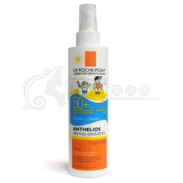 【美妝商品】LA ROCHE POSAY 理膚寶水 安得利兒童清爽防曬噴液200ML 全新公司貨 (可超取)